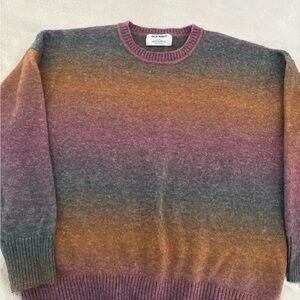 Old Navy Women's Gradient Sweater - Purple, Orange, Gray